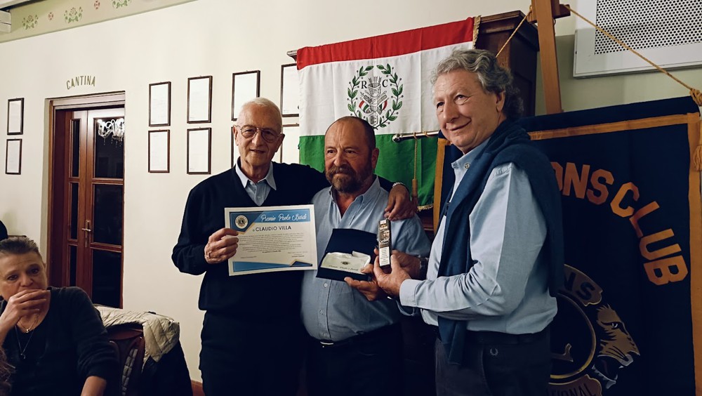 * Premio Paolo Bardi *<br>Consegna a Claudio Villa